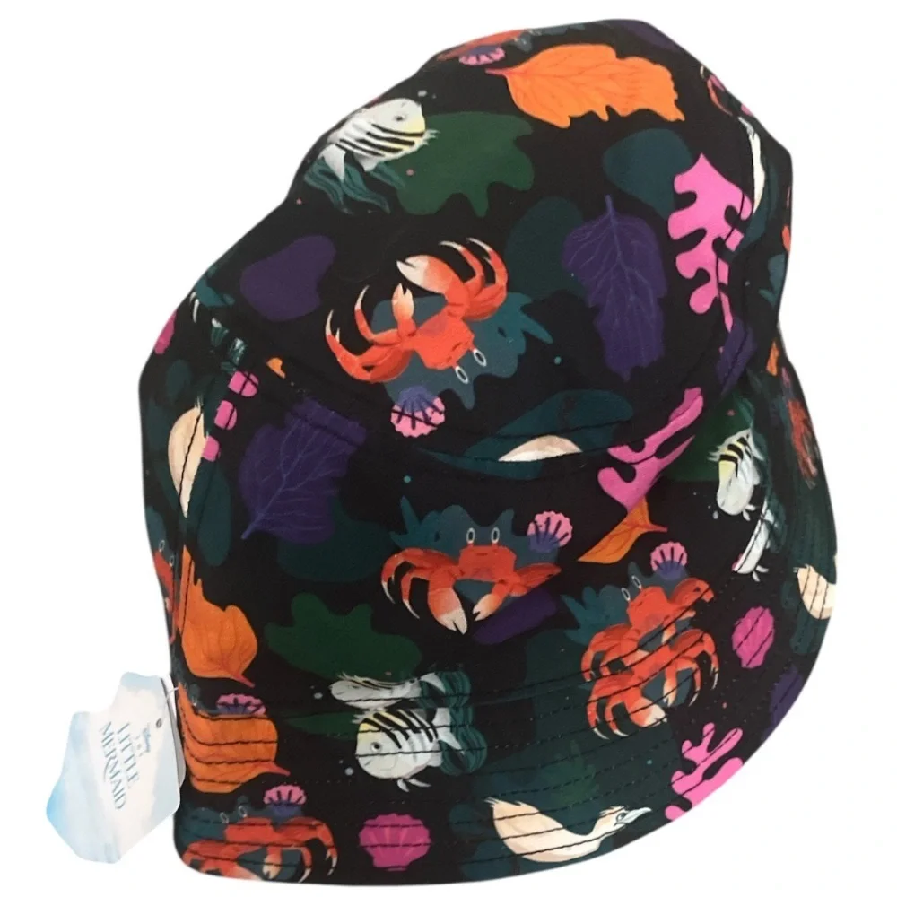 Disney Ariel The Little Mermaid Reversible Bright Sea Bucket Hat